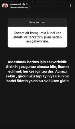 Alt Kat Komşusu İle Aldatan Kocasını Terk Etti! “Acı Çekiyorum” Diyen Kadına, Esra Ezmeci'den Destek Geldi: “Bedel Ödetin Ya Da Gidin!” 3