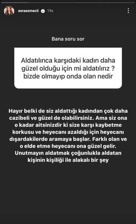 Uzman Klinik Psikolog Esra Ezmeci yanıtladı: “İkinci kadın daha güzel olduğu için mi aldatılırız?” 2