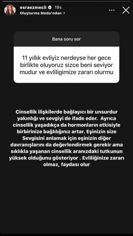 Biri cinsellikten diğeri cinsel isteksizlikten şikayet etti! Esra Ezmeci'nin tavsiyesi olay oldu: “İstemeseniz de yapın!” 3