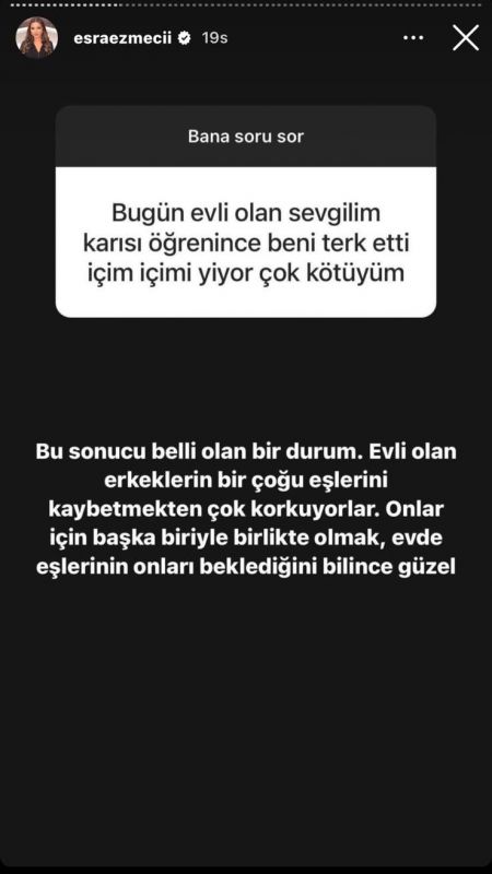 Evli sevgilisi terk edince yıkıldı! Esra Ezmeci'den tokat gibi yanıt gecikmedi: “Sonucu belli olan bir durum!” 2