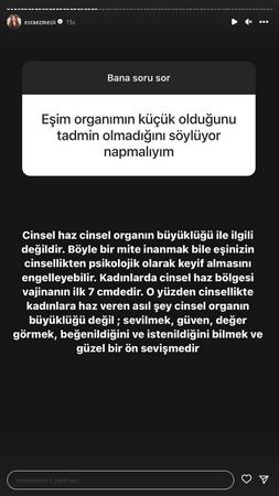 Esra Ezmeci’ye gelen soru sosyal medyayı salladı! Cinsel ilişkide eşini tatmin edemeyen adama psikolojik destek geldi 2