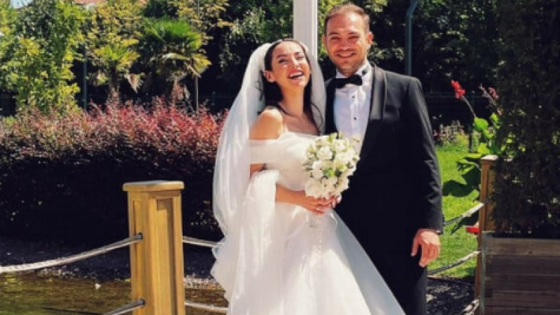 Gönül Dağı’nın Cemile’si Nazlı Pınar Kaya meslektaşıyla dünya evine girdi: “Biz bir evlen bir evlen…” 2
