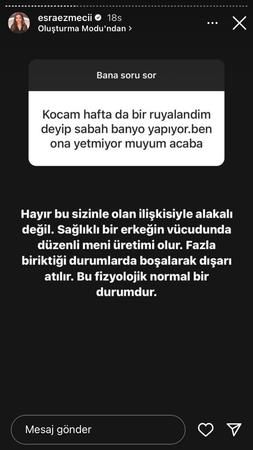 Karısı iki güne bir cinsel ilişkiyi fazla buldu, sınırı hemen çizdi: Esra Ezmeci’nin takipçisini itirafı ağızları açık bıraktı! 3