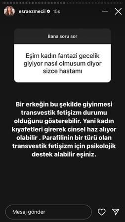 Biri baldızını hayal etti, birinin eşi kadın geceliği giydi: Esra Ezmeci’nin takipçileri şaşırtmaya devam ediyor! Neler oluyor? 3