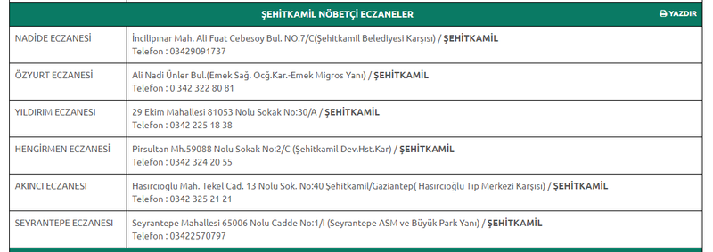 7 Eylül 2023 Perşembe Gaziantep nöbetçi eczaneleri: Gece de acil durumlar için ilaç alabilirsiniz! Ama sadece bu eczanelerden!.. 3