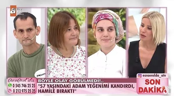 Esra Erol’da bir skandal daha! 18 yaşındaki Sümeyra, 57 yaşındaki komşusundan hamile kaldı 4