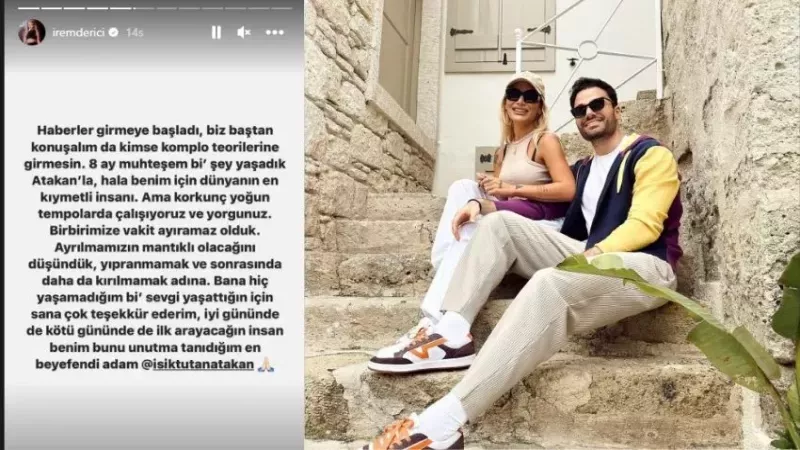 ”Bana unutulmaz anlar yaşattı” diyen İrem Derici’den ayrılık haberi geldi! İrem Derici ve Atakan Işıktutan’ın ayrılık sebebi sosyal medyayı ayaklandırdı! 3