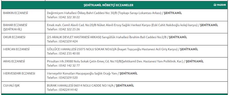 19 Eylül 2023 Salı Gaziantep nöbetçi eczaneleri: Bugün mesai saati dışında da açık kalacaklar! Acil durumlar için önemli! 3