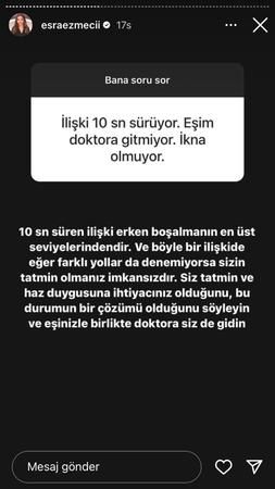 Esra Ezmeci’nin takipçisi pişkinliğiyle şaşırttı: Evli adamla birlikte oldu, yetmedi sevgilisinin eşini suçladı! Esra Ezmeci sinirden çıldırıyor… 2