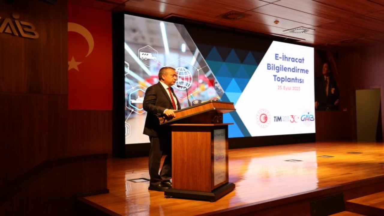 Gaziantep'te "E-ihracat bilgilendirme" toplantısı düzenlendi
