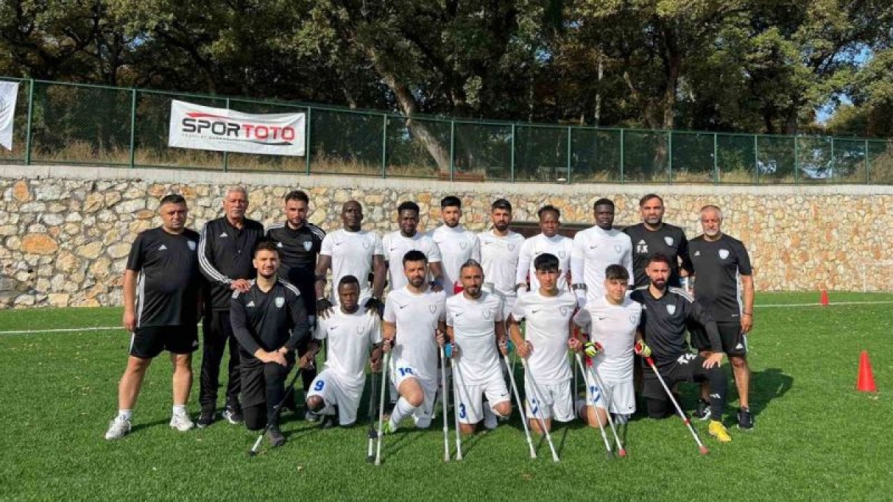 Şahinbey Ampute Futbol Takımı kupaya farkla başladı