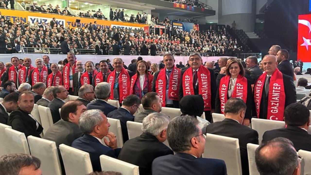 GAZİANTEP AK Parti MİLLETVEKİLLERİ VE Gaziantep TEŞKİLATI KONGRE'YE DAMGA VURDU