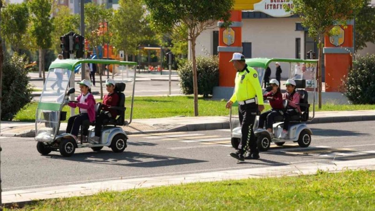 Şehitkamil Trafik Eğitim Parkı’nda eğitimler başladı