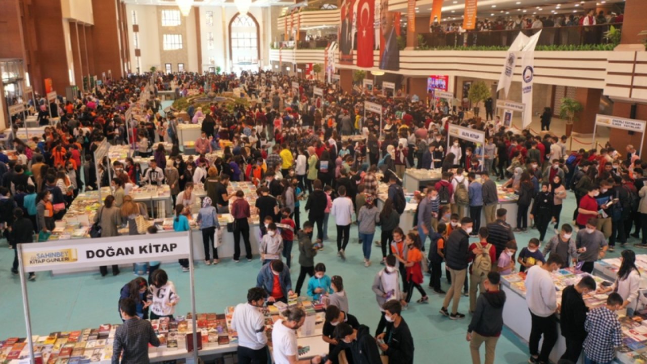 Gaziantep Şahinbey Belediyesi’nin 6. kitap fuarı bugün kapılarını açıyor