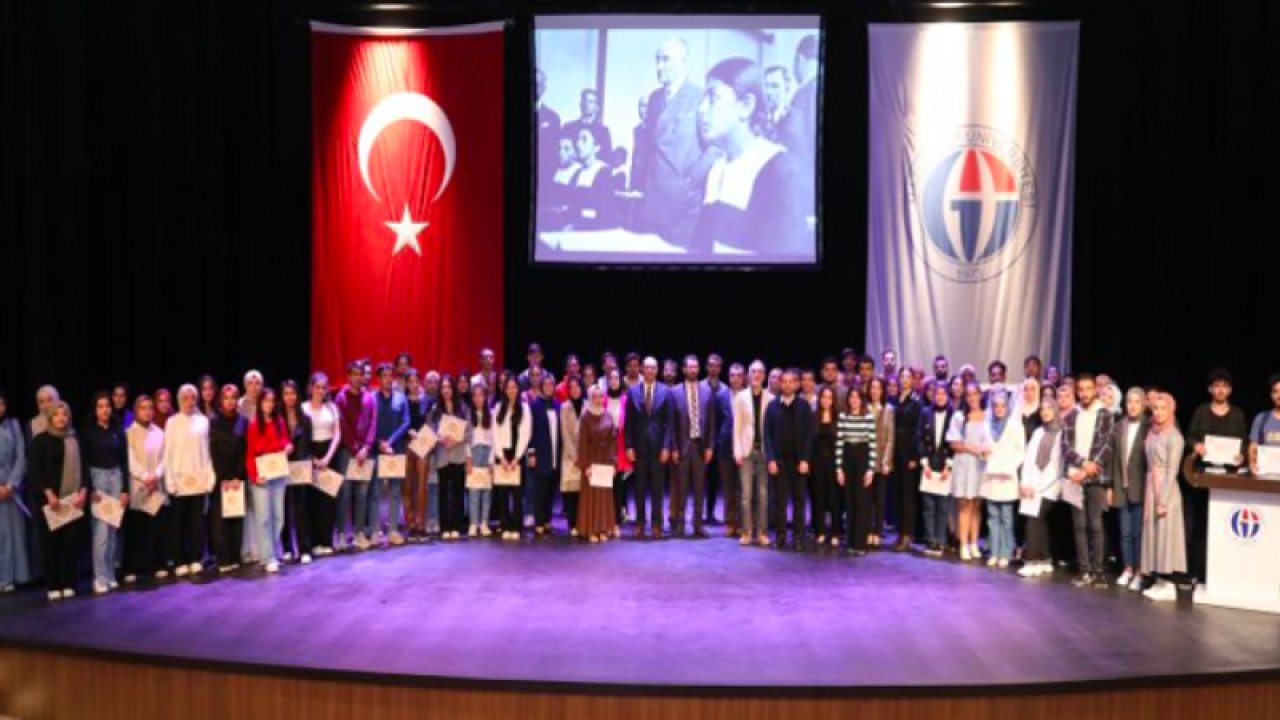 Gaziantep Üniversitesi 'nde sertifika töreni düzenlendi