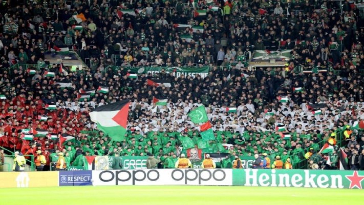 Celtic taraftarından, Filistin’e destek