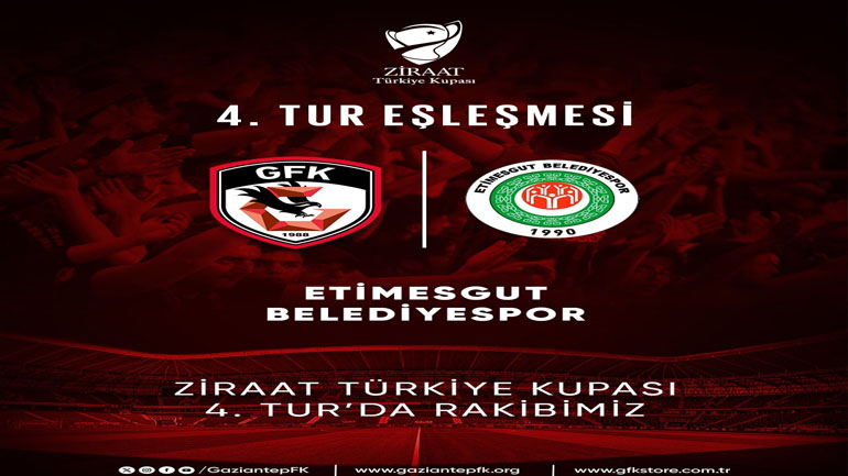 Gaziantep FK'nın kupadaki rakibi belli oldu