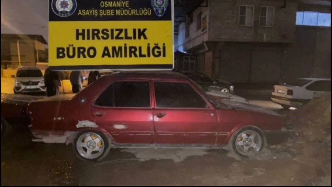 Osmaniye’de otomobil Çalıp! Gaziantep'te Parçalıyorlardı!  Polisten Kaçamadılar
