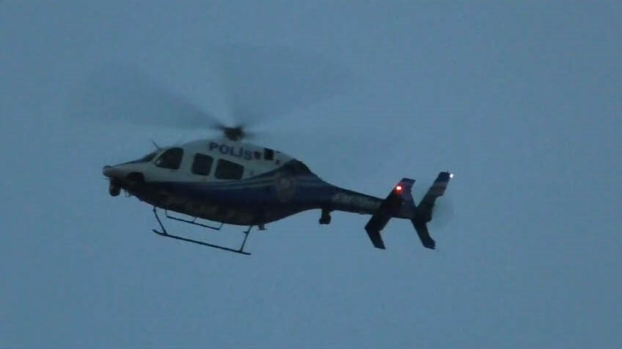 Helikopter destekli operasyonda 98 kişi tutuklandı
