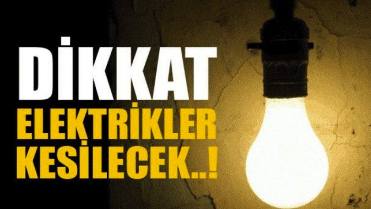 Gaziantep'e Kış Geldi Yine Elekrik Kesintileri Sıklaştı! Gaziantep'te 30 Kasım Perşembe Bu Mahallelerde Elektrik Yok!
