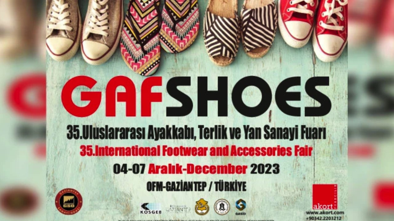 GAFSHOES Uluslararası 34. Ayakkabı, Terlik ve Yan Sanayi Yaz Fuarı