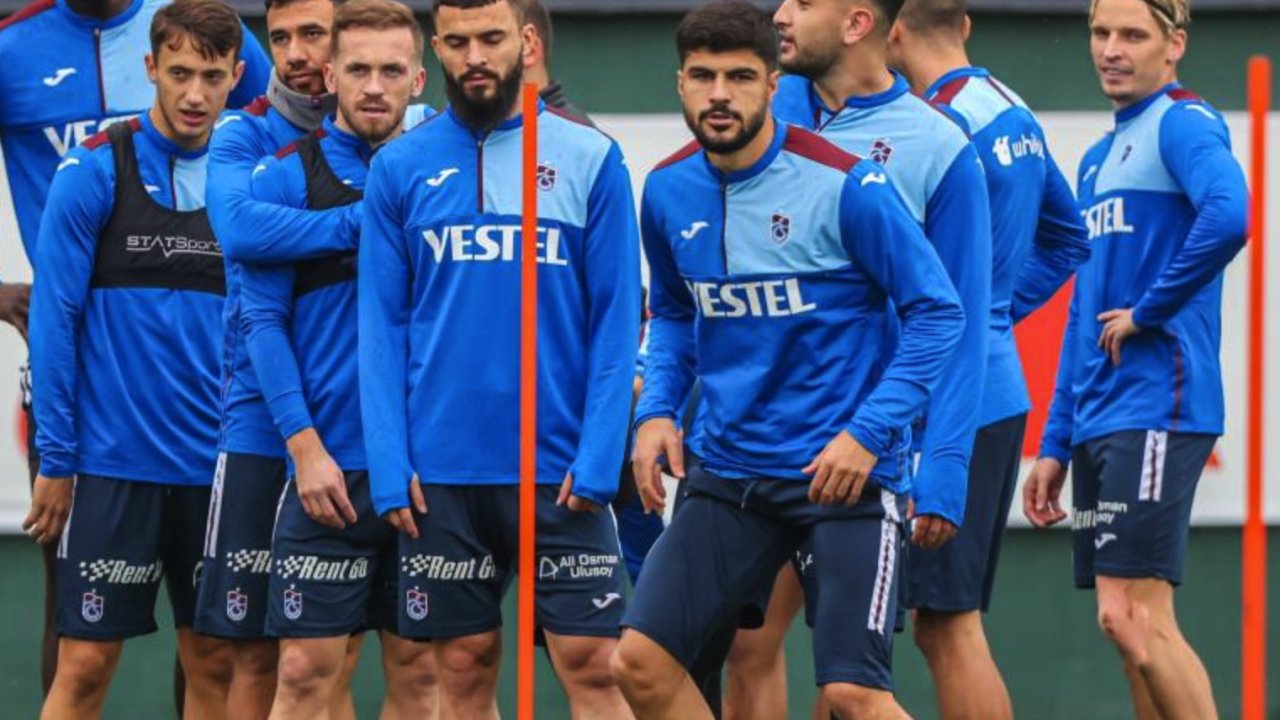 Trabzonspor'un, Gaziantep FK maçı kamp kadrosu belli oldu