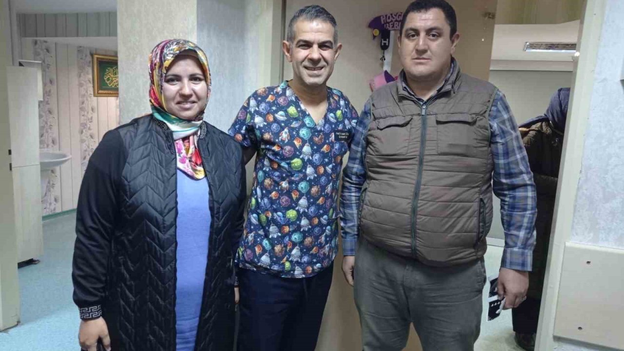 Gaziantep'te Sevindiren Olay! 17 yıllık evli çift, ilk defa bebeklerinin kalp atışını duydu