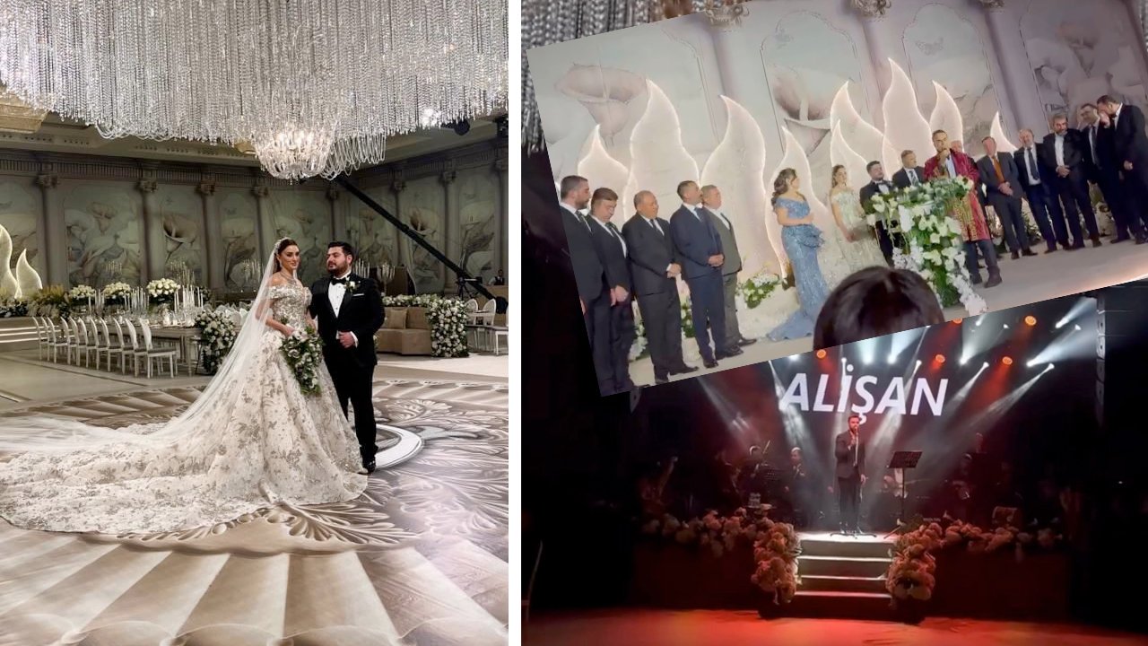 Dügeci ve Nehir ailesinden muhteşem düğün. Gaziantep’te gerçekleşen düğün iş ve siyaset dünyasını bir araya getirdi.İşte o düğün