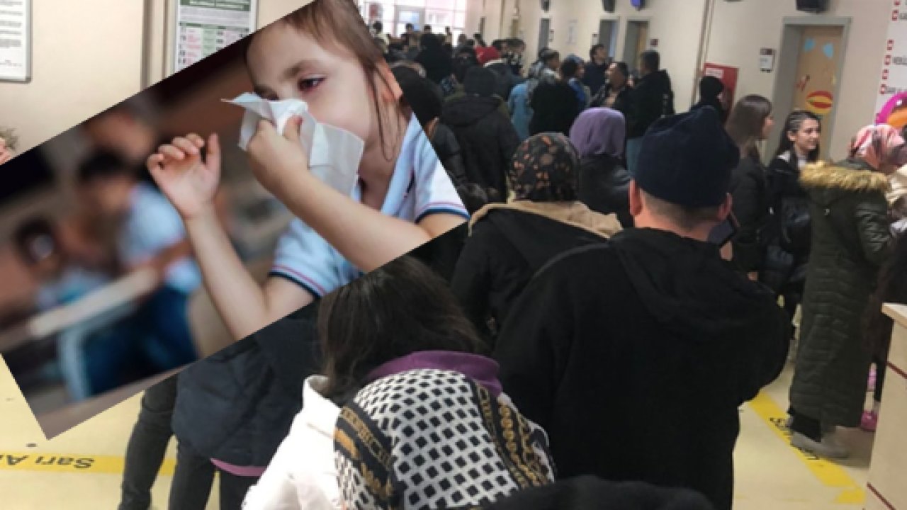 Gaziantep'te Grip Salgını Tavan Yaptı! Hastaneler Dolup Taştı! Hasta Çocuklarınız Okula göndermeyin!