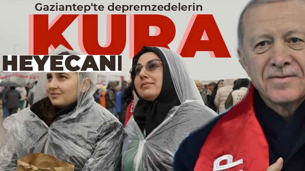 GAZİANTEP'TE Göz Yaşartan kura heyecanı! Erdoğan 'HALKIMI TERKETMEM, BIRAKMAM!' DEDİ...