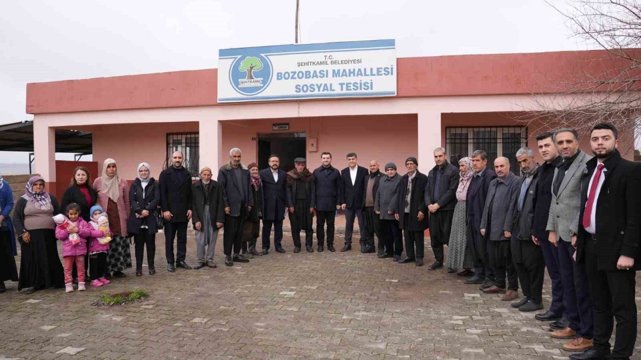 Gaziantep'te Kırsal mahallelerden Başkan Fadıloğlu’na tam destek