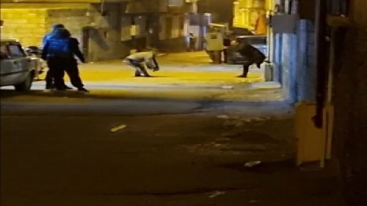 Gaziantep'te Emniyet amirinin usta manevrası sokak ortasındaki intiharı önledi