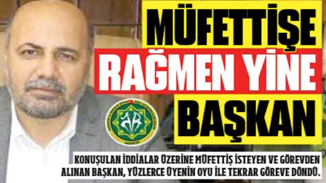 Gaziantep'te İstifa Edip Seçim İsteyen Osman Türkman Yeniden Başkan