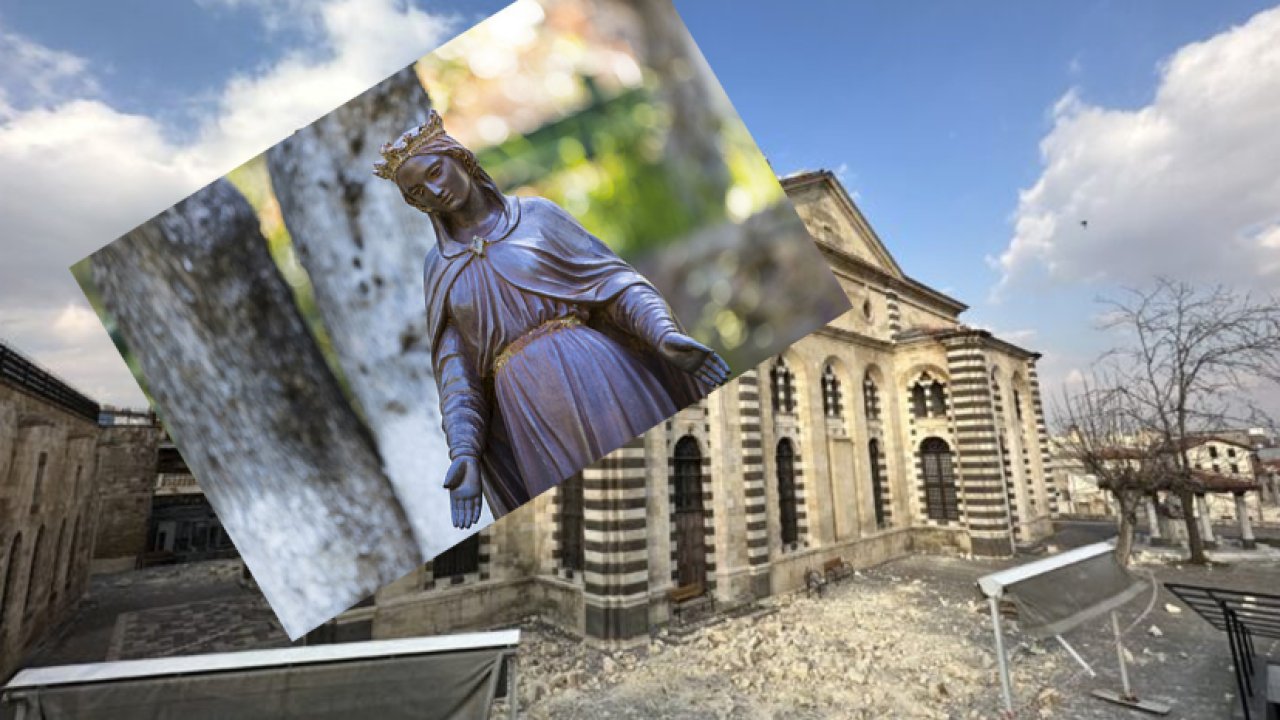 Gaziantep'te Meryem Ana Heykeli İddiası: Vatikan Heykel Peşine Düştü! Değeri 100 Milyon Dolar