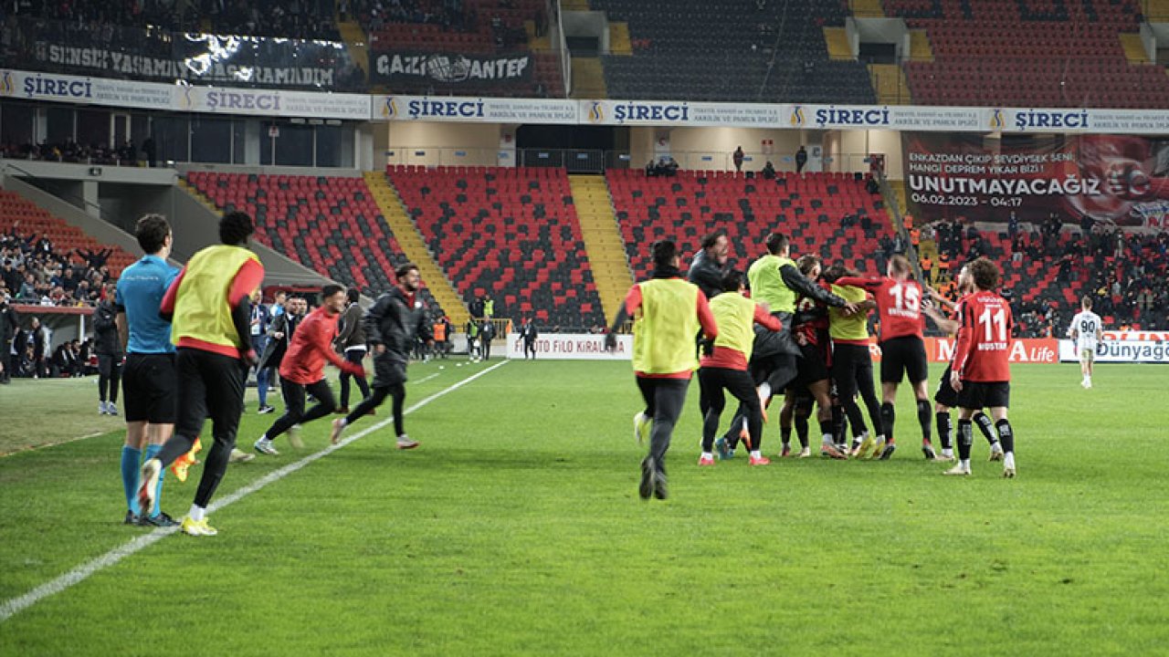Gaziantep Futbol Kulübü, sahasında 9 maç sonra galip geldi