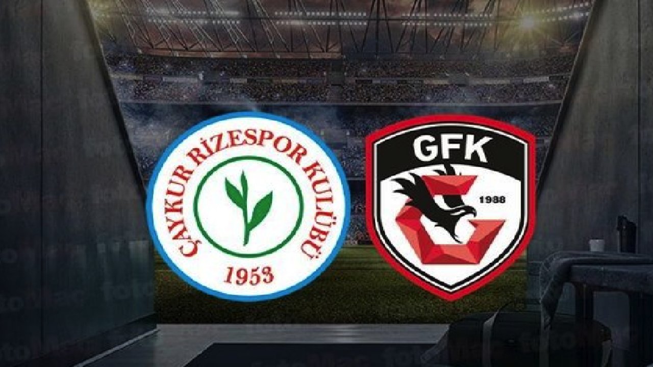 Canlı Maç İzle! Çaykur Rizespor 3-1 Gaziantep FK... Maç Sonucu