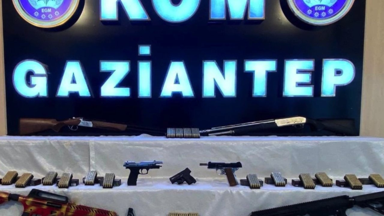 Gaziantep’te Onlarca Adet Silah Parçası ele Geçirildi