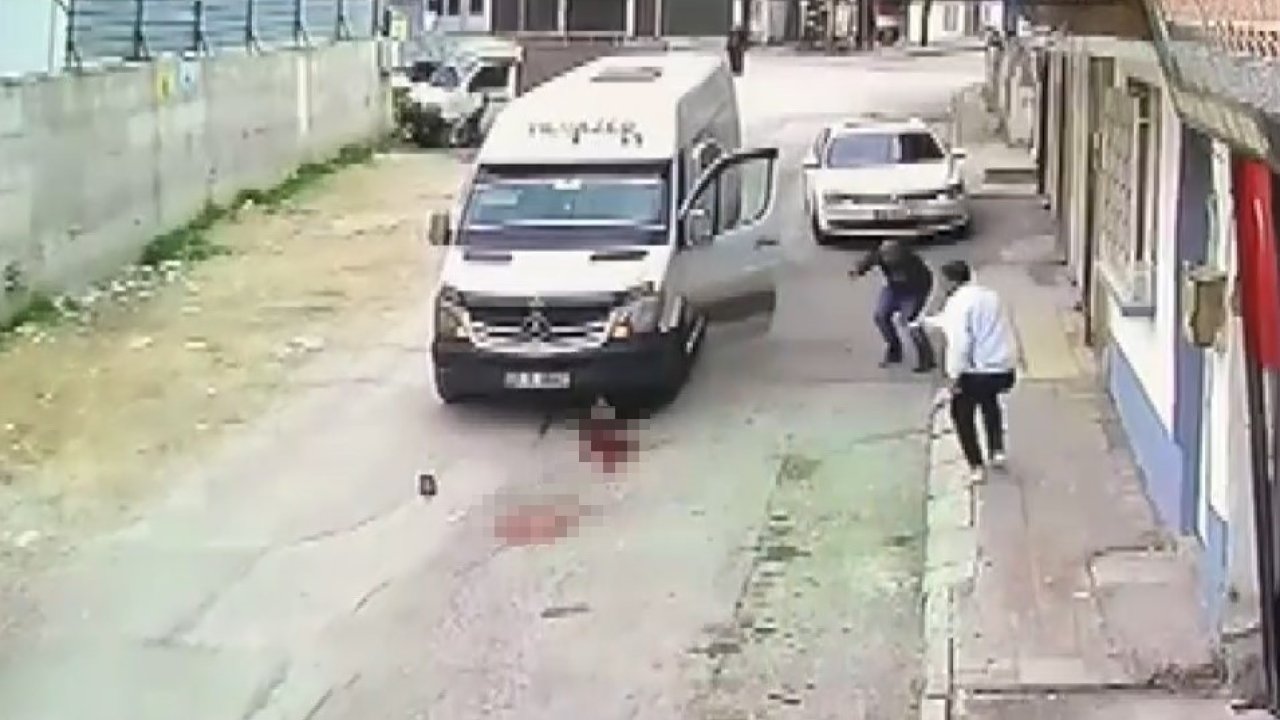Gaziantep'te yaşlı adamın öldüğü feci kaza saniye saniye kamerada