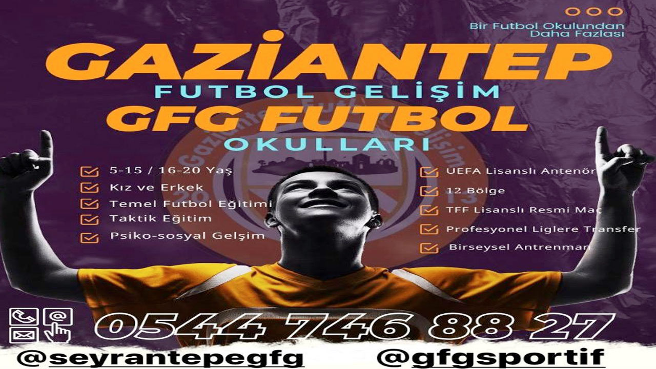 Gaziantep Futbol Gelişim Profesyonel Kadrosuyla Göz Kamaştırıyor