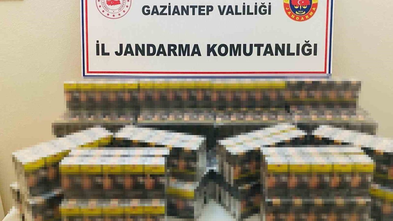 Gaziantep’te 1,5 milyon TL değerinde kaçak sigara ve çay ele geçirildi