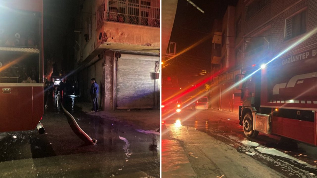 Gaziantep'te Konak Mahallesi'nde Doğalgaz borusu patladı! Büyük bir panik yarattı.