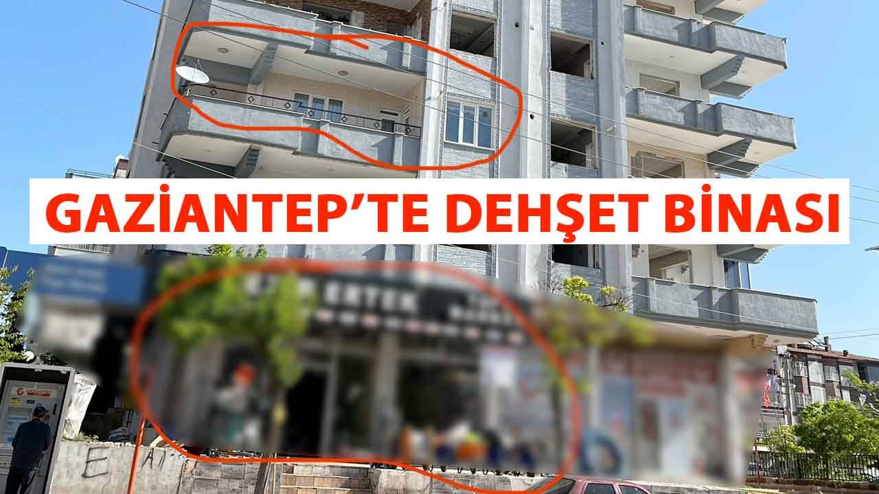 Gaziantep’te Deprem Günahları Bitmiyor! Gazikent Mahallesi’nde Ağır Hasarlı Binanın Altında Dükkan İşletiyorlar