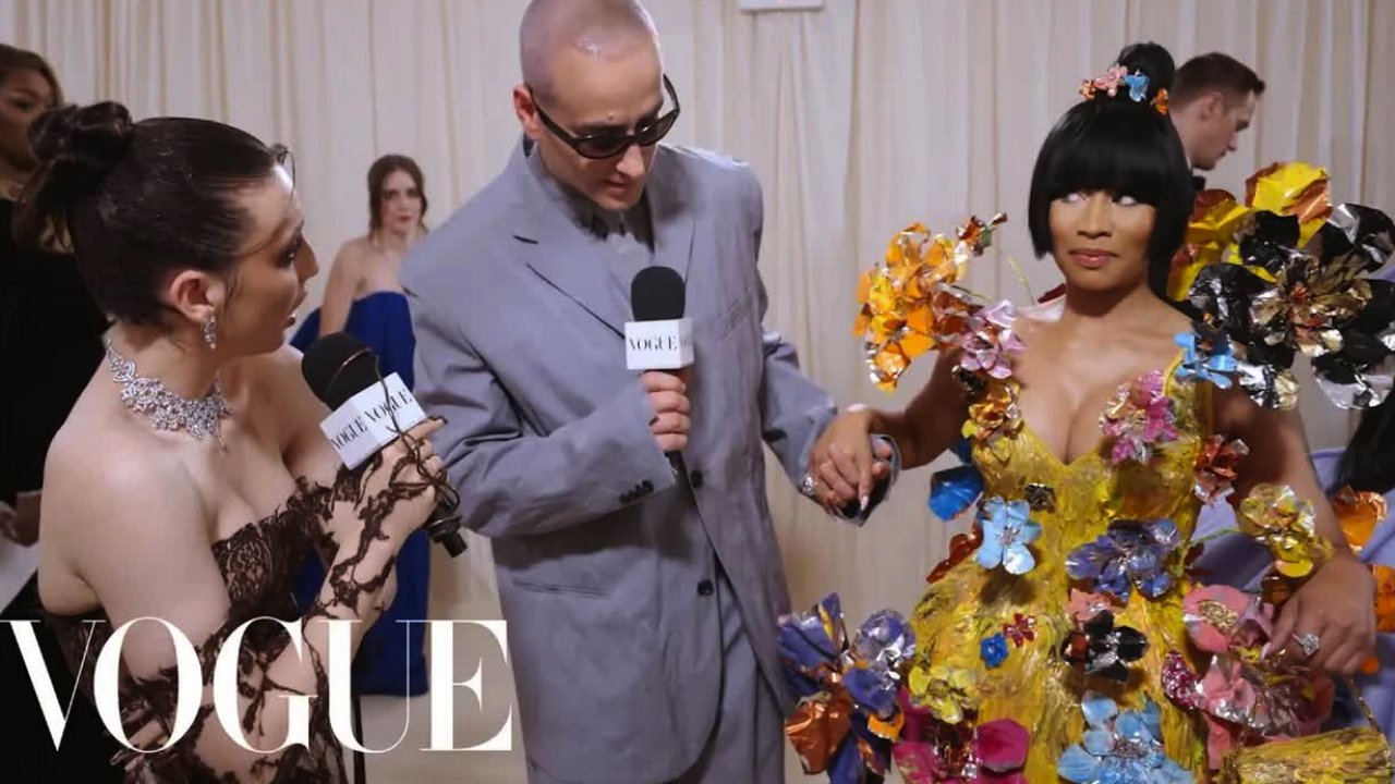 Ünlü Rap Sanatçısı Nicki Minaj'ın Met Gala Görünümü