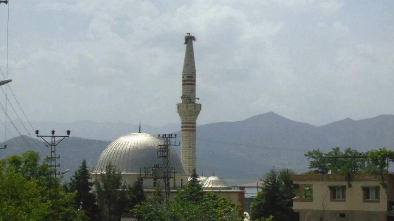 Gaziantep'te Leylek yuva yapınca depremde yıkılan minarenin onarılması yine ertelendi