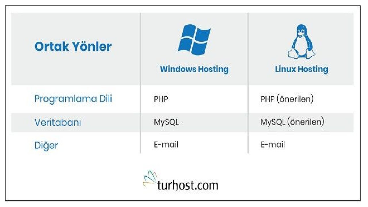 Windows Hosting mi Linux Hosting mi Sizin İçin Uygun?