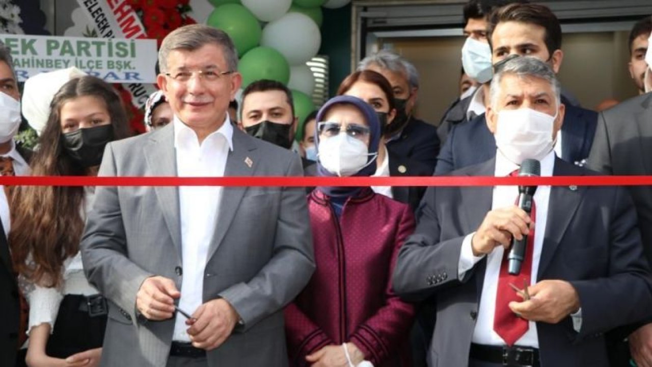 Gaziantep Gelecek Partisi İl Başkanlığı Davutoğlu'nun katılımı ile açıldı