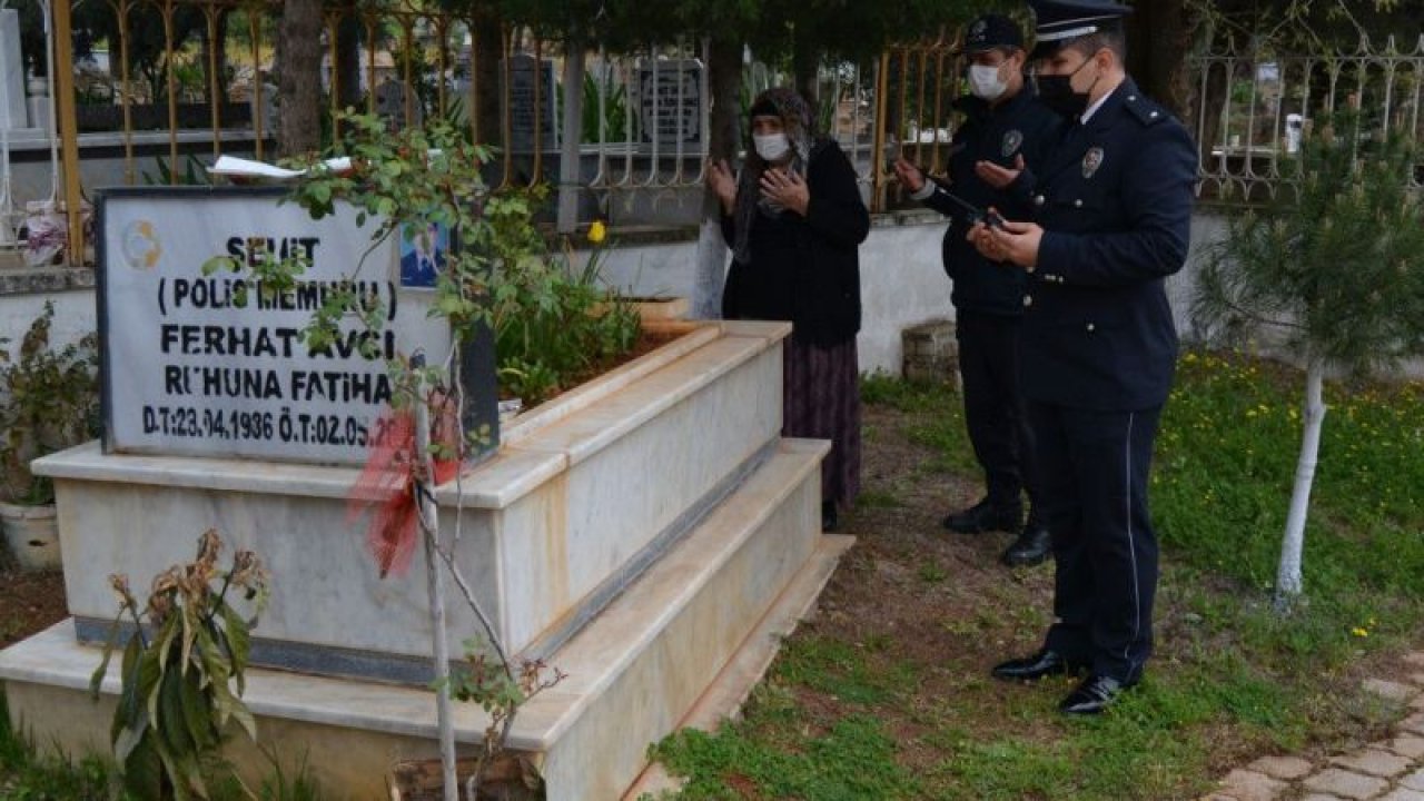 Şehit annesi Gaziantep'te mezarına polislerin yardımıyla gitti