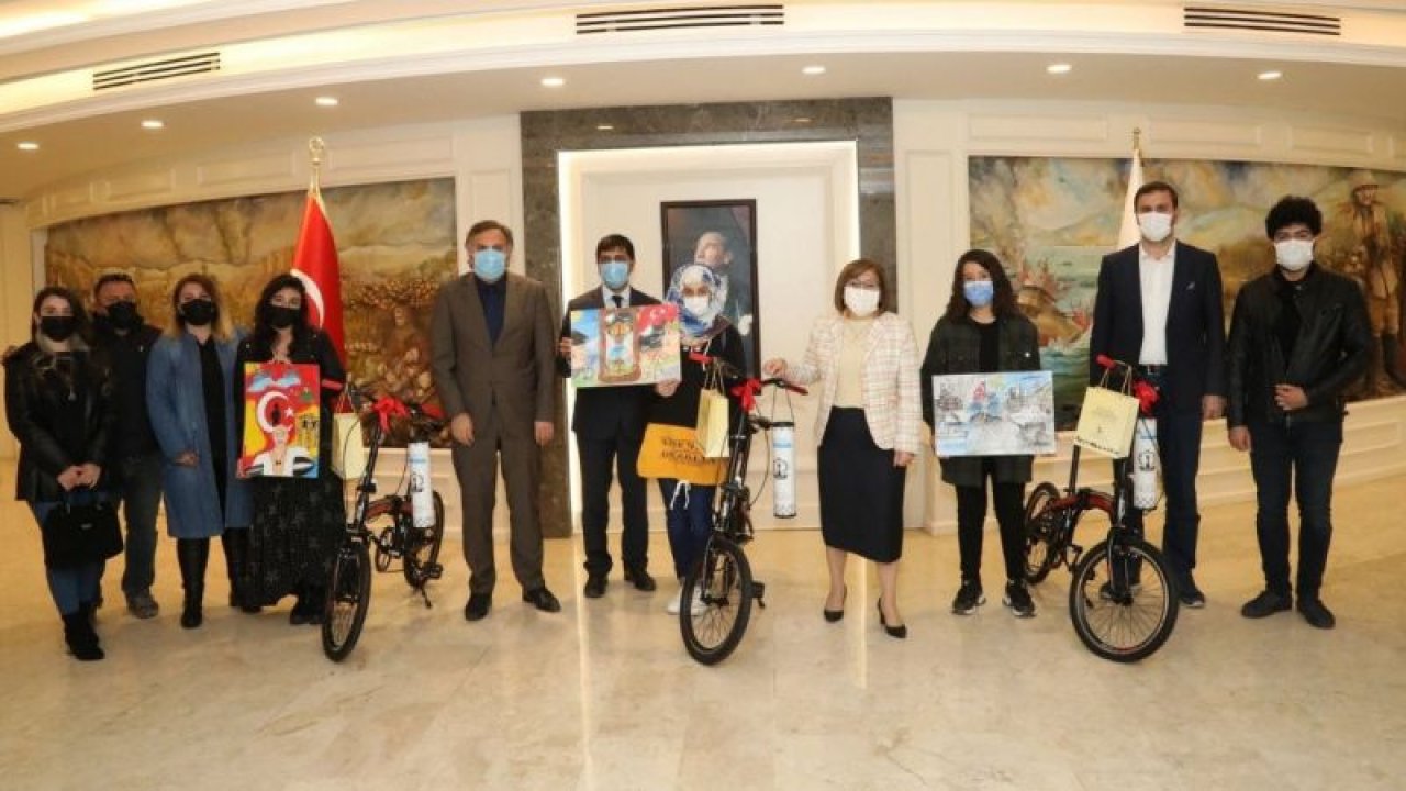 Bisiklet ödüllü resim yarışmasında kazananlar belli oldu
