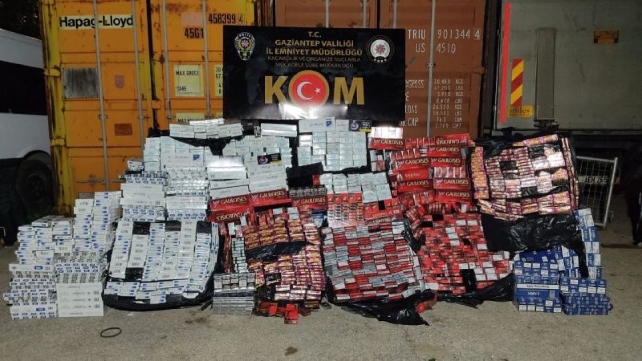 20.000 Paket Gümrük Kaçağı Sigara Ele Geçirildi, 1 Şüpheli Yakalandı