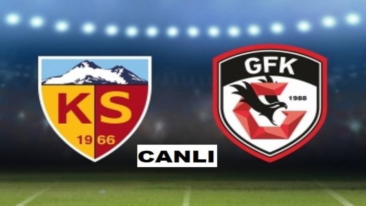Kayserispor: 0-0 Gaziantep FK Maç Sonucu